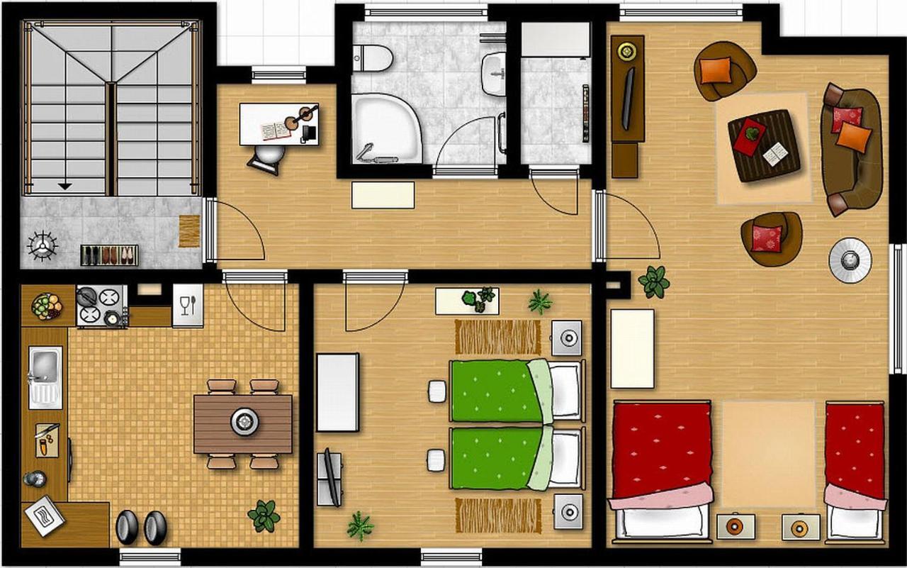 Haus Homann-Schneider, Apartment Stefan Wetter  Eksteriør bilde
